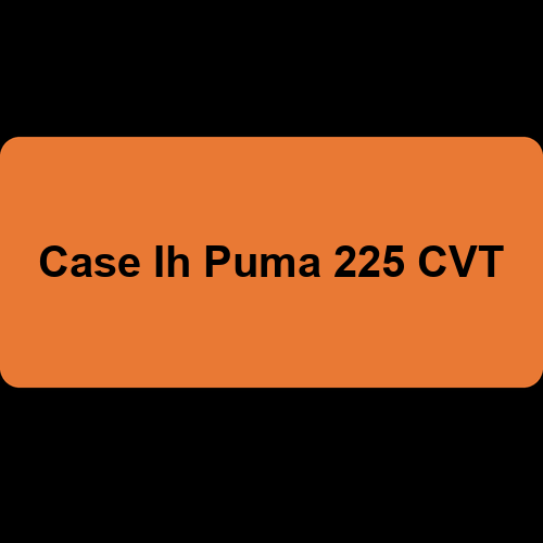 Case Ih Puma 225 CVT